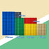 Classic Building Plate, 60pcs Random Mixed Colour Base Plates Compatible with Lego Parts