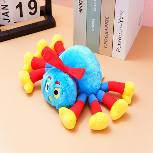 15.8-inch Cute Long Haired Spider Plush Stuffed Animal Toy for Boys and Girls, Holiday Birthday Gift