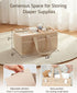 3 &4 Diaper Caddy Organizer For Changing Table,Dutch Velvet Baby Diaper Caddy With Removable Compartments Side