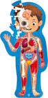 Hape Human Body Puzzle | 60 Oversized Pieces Educational Anatomy Jigsaw, Wooden