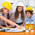 Layhit 40 Pcs Construction Birthday Party Supplies with 20 Mini Hats, 20 Mini Safety Vests, Cupcake Toppers