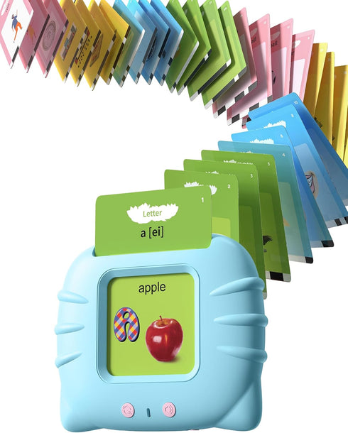 510 Words Talking Flash Cards for Toddler 1-4 Year Olds, Language Learning Toys, Pocket Speech Therapy Toys