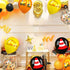 60Pcs 12 Inch Construction Balloons, Orange Black Yellow Truck Construction Party Latex Balloons for Kids Boy Girl