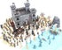 Medieval Castle Knight Military Soldiers Set, Army Men Action Figures Toy Soldiers DIY Castle Building Set with Pirate