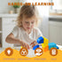 1.65 Inch 3D 1-3 (15PCS) Pairez Toys Magnetic Building Blocks, Large Magnetic Stacking Blocks for Toddlers, Magnet