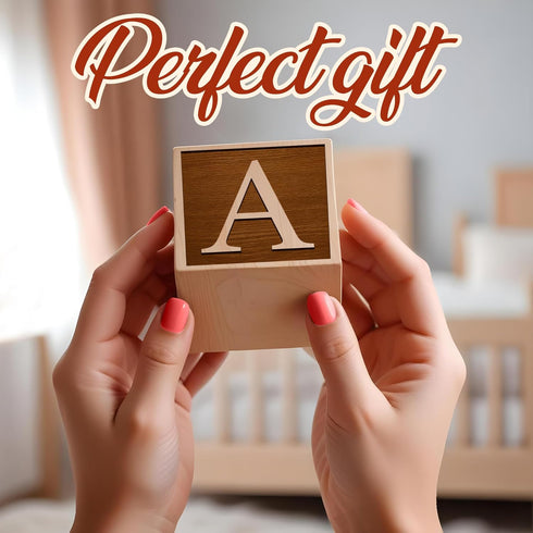 Personalized Wooden Name Blocks - Unique Montessori Nursery Decor