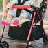 Baby Stroller Bottom Basket, Oxford Fabric Storage Basket for Shopping, Nappy Storage Case, Replacement
