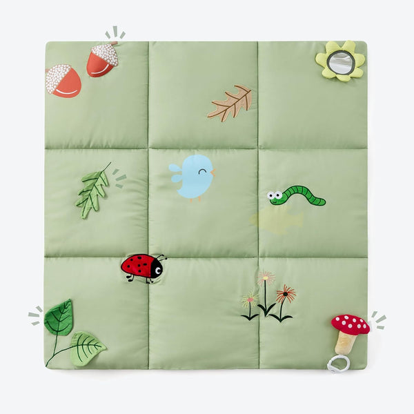 UTEX Premium 9-in-1 Tummy Time Mat, Baby Play Mat, Soft Sensory Mat