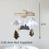 Goukurlsma Woodland Mobile for Crib Forest Baby Mobile for Crib Woodland Crib Mobile for Boys Minimalism Baby Mobile