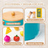 Set Sets 3-5,Gifts Boys,27pcs Wooden Kitchen Accessories Play Cooking Toys ,Play Pots and Pans for Kids,Pretend Play
