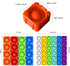 Candisplay (16PCS) Giant Pop Blocks Bubble Premium Silicone Pop Fidget Blocks for Endless Joy and Education - Vibrant