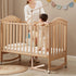Menolana Baby Mobile Crib Holder Bed Decoration Ornament Rotatable Attachment Decorative Rattles Stand Bed Bells Shelf