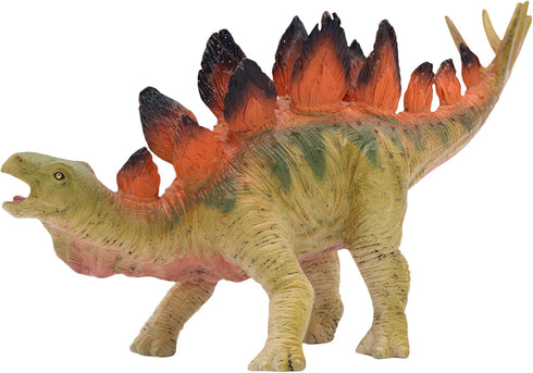 Gemini&Genius Stegosaurus Toy for Kids, Dinosaur Action Figure, Sculpting & Texture Dino Collection, Great Gift for Kids
