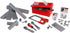 Little Tikes Creative Construction Tool Box Set with 9 Accessories, Pretend Play