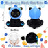 Plush,8inch Black Cat Blueberry Cat Stuffed Animals for Kids Cartoon Cats Plush, Cute Kitten Stuffy Gift for Kids Girl