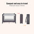 Dream On Me Nest Portable Playard , Award-Winning Lightweight Travel Playpen for Baby. Quick Fold, Mesh Sides, Foldable