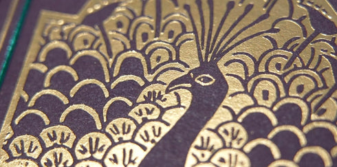 Bicycle Peacock Playing Cards - Purple Cold Foil Premium Deck for Card Games and Magic Tricks