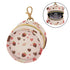 PYBUG Chocolate Round Pacifier Storage Case, Polyester & TPU Lined with Hook Buckle, Pacifier Container Box for Baby