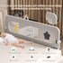 HIQNWTO 1 Side:48inch) Bed Rail for Toddlers, Foldable Baby Bed Rail Guard, Adjustable, Safety, Convenient, Guard Rails