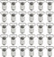 25pcs 1" Pacifier Suspender Clips, Marrywindix Clips for Making Pacifier Holders, Bib Clips, Toy Holder, Silver
