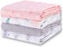 Little Grape Land Muslin Swaddle Blankets 47''x47'' 4 Pack, 100% Cotton Large