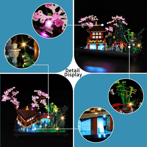 BrickSoul Led Light Kit for Lego Tranquil Garden, Compatible with 10315 Building Set, Light Up Legos Zen Garden