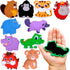Refrigerator Magnets for Toddlers 1-3, Animal Fridge Magnets for Kids, Rubber Cute Magnets for Babies
