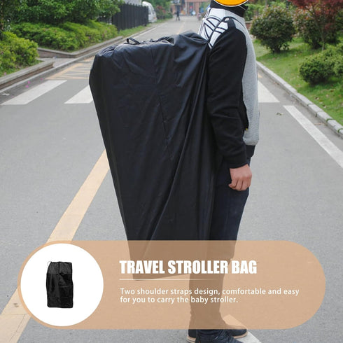 Toddmomy Stroller Travel Bag, Car Seat Gate Check Bag with Shoulder Straps for Airplane Travel