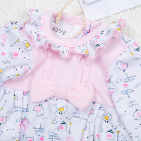 2Pcs Medylove Reborn Baby Dolls Girls Clothes for 16-18 Inch Dolls, Pink Outfit