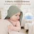 2-Pack 100% 32" 32") Konssy Muslin Hooded Baby Towels, Cotton, Ultra-Soft & Absorbent Baby Bath Towels with Hood