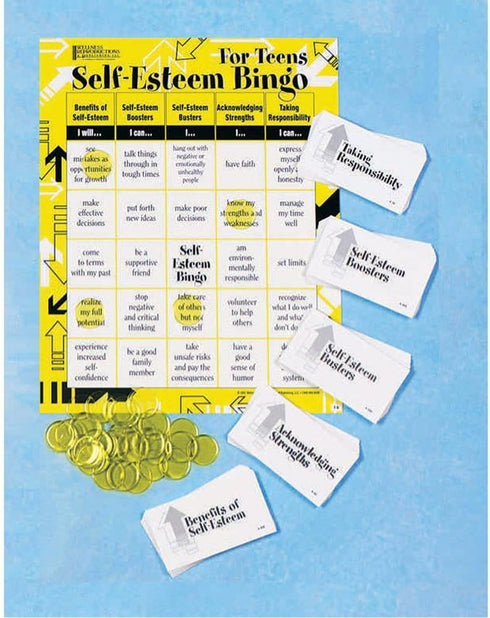 Childswork / Childsplay Self-Esteem Bingo Game for Teens