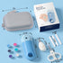 4-in-1 Trimmer Set Baby Nail File Electric, Battery Powered Baby Nail Electric with Storage Case & Night Light
