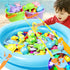 Timisea 3 Pcs Fishing Rod Pole Pool Toy, Magnetic Fishing Game for Toddler Kids, Baby Bath Toy, Educational Learning