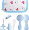 Baby Grooming Kit 6 - Piece Set in Storage Bag(Blue) - Soft