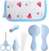 Baby Grooming Kit 6 - Piece Set in Storage Bag(Blue) - Soft