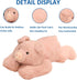 Hronsa 11.8in Weighted Stuffed Animals, Weighted Pig Stuffed Animal Toy Cute Pink Pig Plush Pillow for Adults Boys