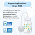 Hands-Free Baby Bottle 4 oz 3m+ (2 Pack - Anti-Colic Nursing System Baby Bottle with Fast Flow Nipple/Teat with Tube