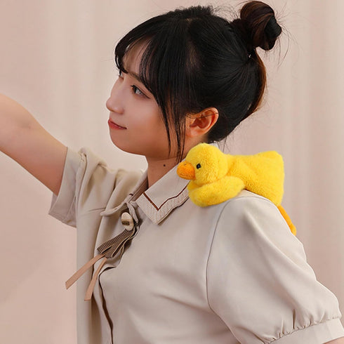 7.8-Inch Adorable Yellow Duck Plush Toy - Perfect Gift for Kids