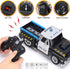 Liberty Imports RC Remote Control Police Pickup Truck Toy Vehicle with Lights and Sirens, 1:16 Rechargeable Cop Car