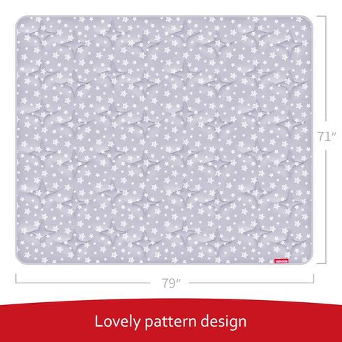 79"x71" Baby Play Mat, Extra Large Thick Playpen mat, Non Slip Padded Kids Play Mat for Playing One-Piece Baby Floor