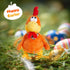 15" Houwsbaby Electronic Squawking Chicken Toy, Easter Chicken Stuffed Animal Interactive Musical Walking Singing