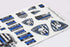 215 Decals, Graphics, Skins & Stickers 1:10 Police Blue Line Scale Sticker Sheet Remote Control R/C Car Truck Body Back