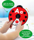 Coogam Interactive Alphabet Learning Toy, ABC Number Letters Spinning Game, Montessori Educational Gift for 3-5 Year