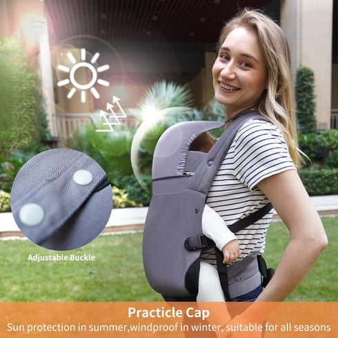 Cozy 7-44lbs, Baby Carrier, Baby Carrier Newborn to Toddler, Ergonomic, and Lightweight Infant Carrier for Toddler