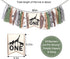 Decor,1st Jungle Safari High Chair Banner for Baby - Wild One for Baby Safari Party Birthday Party Banner