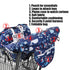 MURPHYfine 2-in-1 Shopping Cart Cover for Baby- - Foldable Portable Seat with Bag for Infant to Toddler - Compatible