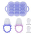 WeeSprout Baby Food Feeder Set - 2 Silicone Feeders & Reusable Freezer