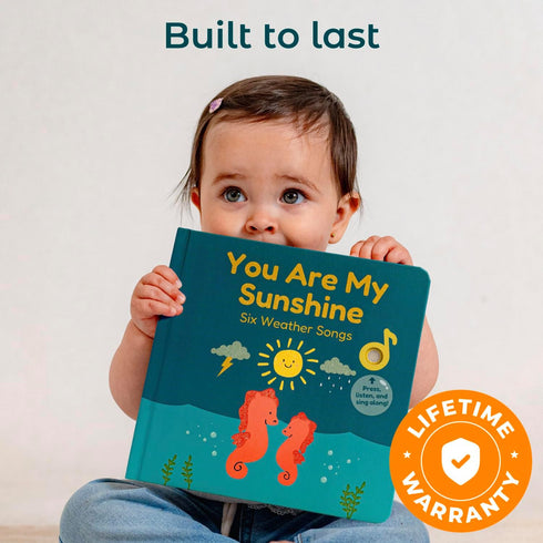 Cali's Books You are My Sunshine Music Book - Interactive Baby Sound Book for Toddlers 1-3 Years Old