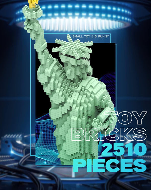 dOvOb Statue of Liberty Micro Mini Blocks Building Set (2510PCS)
