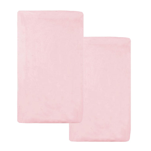 American Baby Company 2 Pack 100% Natural Cotton Fitted Cradle/Bassinet Sheets 36" x 18", Pink